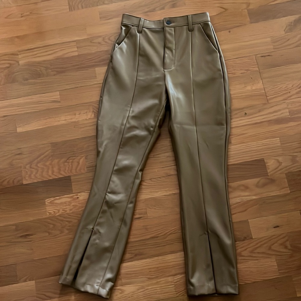 Abercrombie Skinny Ultra High Rise Leather Pants
